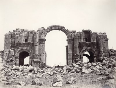 Hadrianus íve Jerash bejáratánál alkotó: Sergeant Henry Phillips