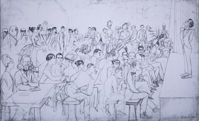 A humoristák otthon pihennek, 1916 alkotó: Sergei Alexandrovich Polyakov
