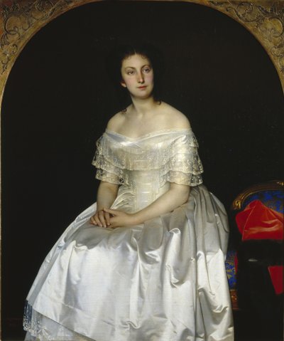 Maria Vasziljevna Voroncova hercegnő portréja 1819-1894, 1851 alkotó: Sergei Konstantinovich Zaryanko