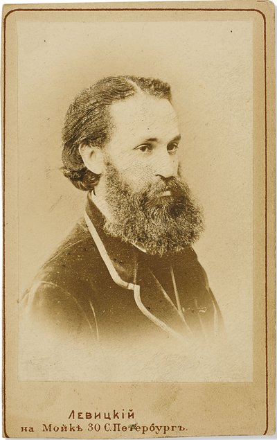 Karl Julijevics Davidov csellóművész portréja 1838-1889, c. 1875. alkotó: Sergei Lvovich Levitsky