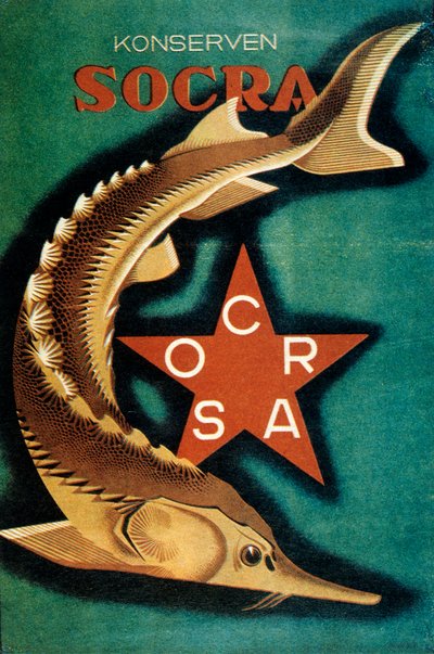 Egy orosz kereskedelmi kiállítás reklámozása, 1930. alkotó: Sergey Igumnov