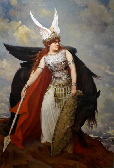 A Valkűr, XX. század (olaj, vászon) alkotó: Servais Joseph Detilleux