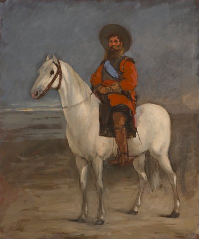 Garibaldi katonája lóháton alkotó: Severin Falkman