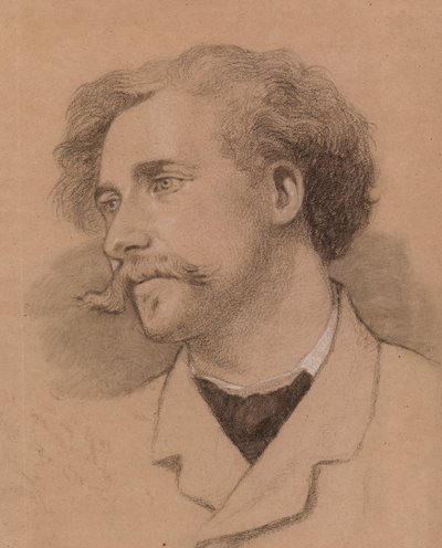 Egy férfi portréja alkotó: Severin Falkman