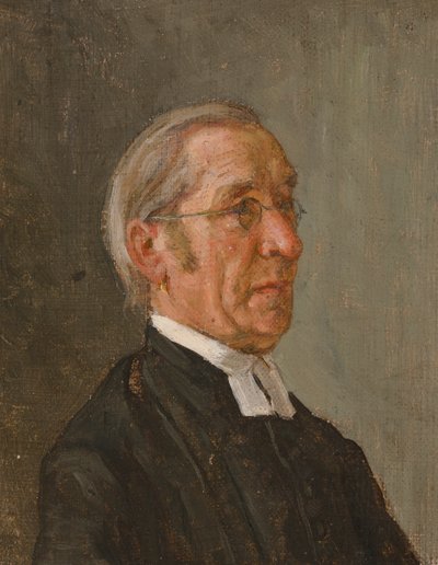 Egy pap portréja alkotó: Severin Falkman