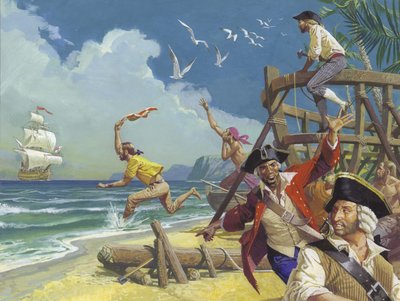 Anson admirális világkörüli útja 1740-ben alkotó: Severino Baraldi