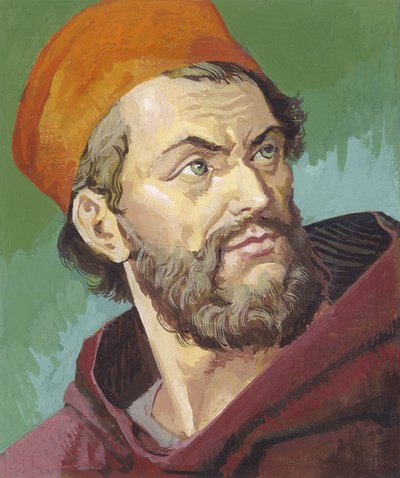 Marco Polo (gouache, papír) alkotó: Severino Baraldi