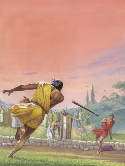 Romulus és Remus (gouache, papír) alkotó: Severino Baraldi