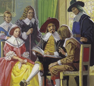William Dampier megpróbál letelepedni Angliában. alkotó: Severino Baraldi
