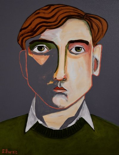 Albert beolvad a tömegbe alkotó: Sharyn Bursic