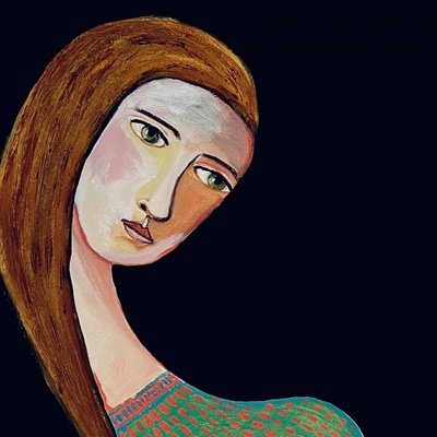 Egy nő csendes tekintete alkotó: Sharyn Bursic