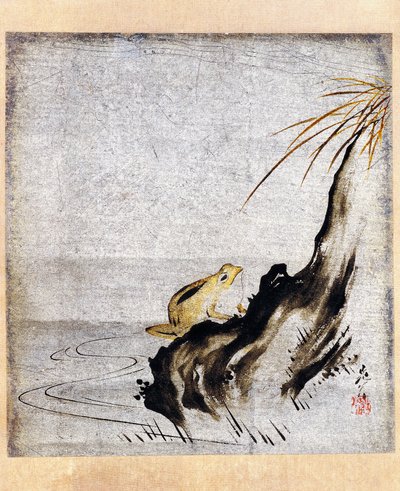 Béka a tóban alkotó: Shibata Zeshin