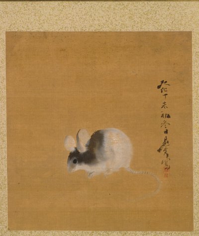 Egér a festmények albumából alkotó: Shibata Zeshin