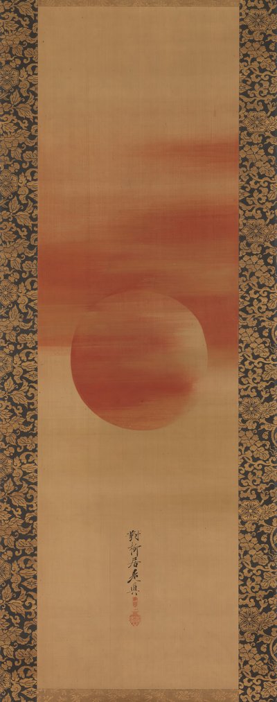 Felkelő nap, 19. század második fele. alkotó: Shibata Zeshin