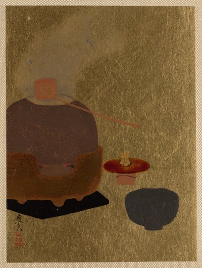 Teaszertartás készülék. alkotó: Shibata Zeshin