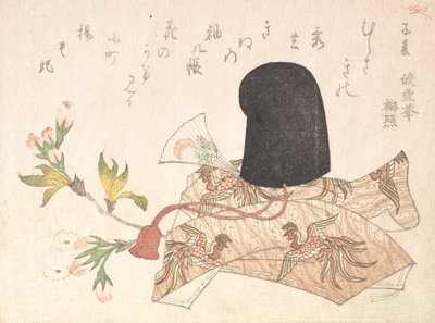 Cseresznyevirágok és udvari kalap, valószínűleg 1816., valószínűleg 1816. alkotó: Shinsai