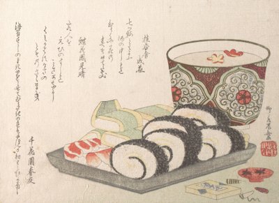 Sushi ecetes hal és rizs étel. alkotó: Shinsai