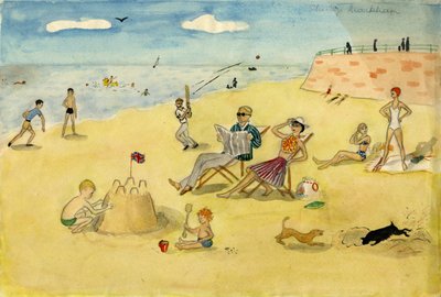 Tengerparti jelenet, 1946. alkotó: Shirley Markham