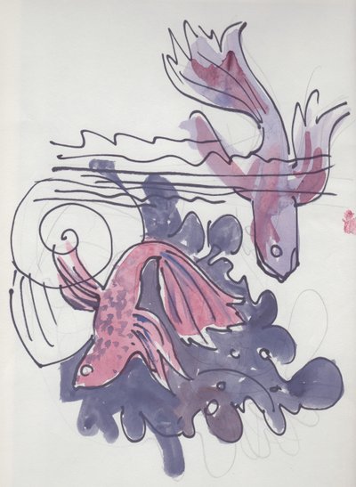 Haltanulmány, 1970. alkotó: Shirley Markham