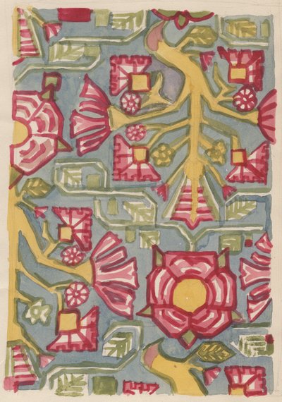 Virágmintás, c1950. alkotó: Shirley Markham