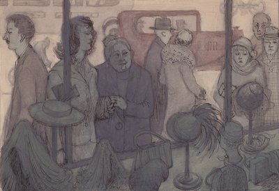 Kalap kirakat, c1952. alkotó: Shirley Markham
