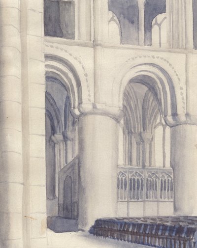 "Herefordi katedrális", 1951. alkotó: Shirley Markham