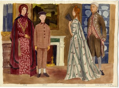 Történelmi jelmez, 1951. alkotó: Shirley Markham