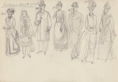 Történelmi jelmez, 1950. alkotó: Shirley Markham