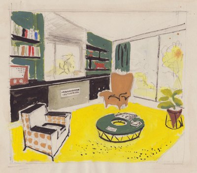 Belsőépítészet, 1951. alkotó: Shirley Markham