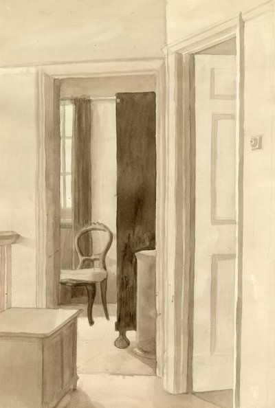 Belső székkel, c1950. alkotó: Shirley Markham
