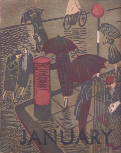 "január", 1951. alkotó: Shirley Markham