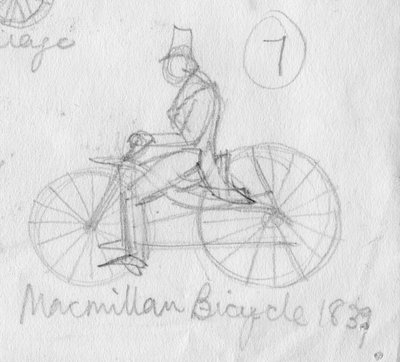 „MacMillan kerékpár, 1839”, c1950. alkotó: Shirley Markham