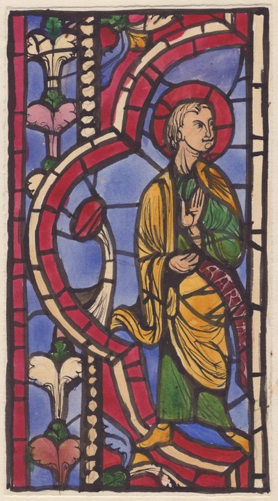 Ólomüveg ablak, 1951. alkotó: Shirley Markham