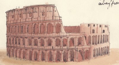 A Colosseum, Róma, Olaszország, 1951. alkotó: Shirley Markham