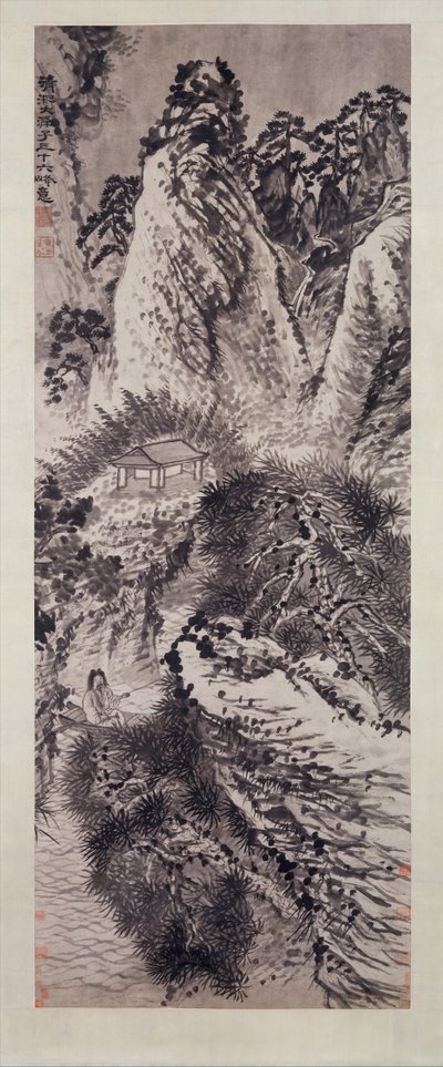 A Huang-hegy harminchat csúcsa emlékezett, kb. 1705. alkotó: Shitao