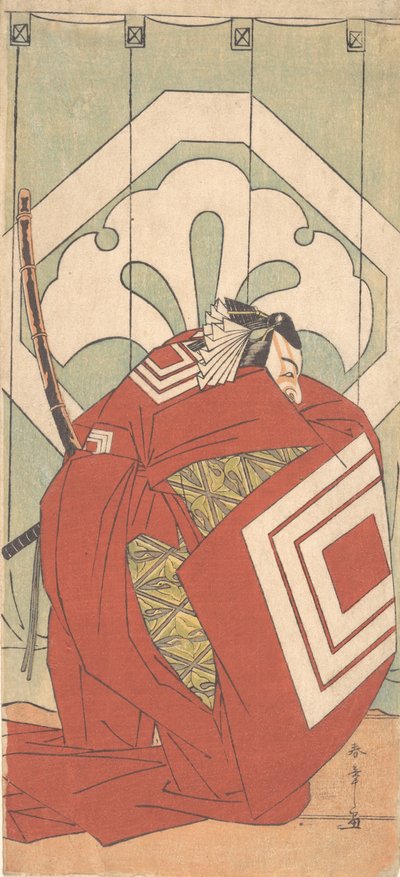 Ichikawa Dan Juro V tagja Ó, már egy ideje. 1779. alkotó: Shunsho