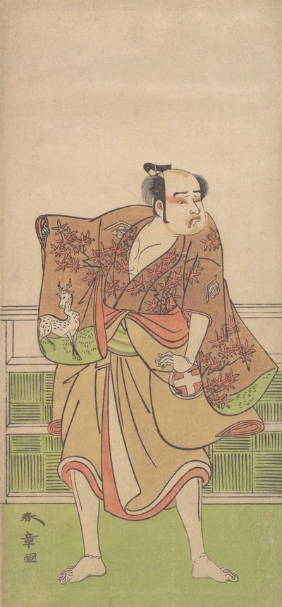 Otani Hiroemon Gokumon no Shobei szerepében, 9. hónap, 1774. alkotó: Shunsho