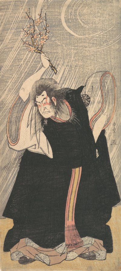 The Actor Nakamura Nakazo in the Role of Kan Shojo, ca. 1780. alkotó: Shunsho