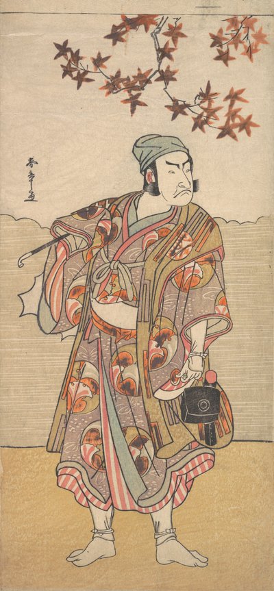 Az első Nakamura Nakazo Shimada no Hachizo szerepében, 1783. alkotó: Shunsho