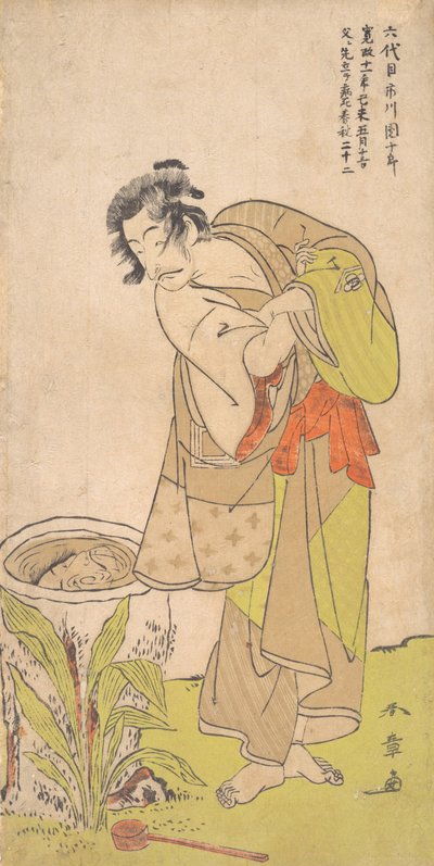 Te Kabuki a c and r Ichikawa Dan Juro V, ugye? 1773. alkotó: Shunsho