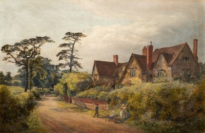 Tennal Old Hall, 1879. Birmingham. alkotó: Sidney Currie