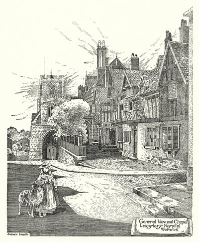 Általános kilátás és kápolna, Leicester
