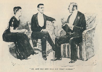 Ó, bármilyen régi kulcs belefér abba az irodába, 1892 alkotó: Sidney Paget