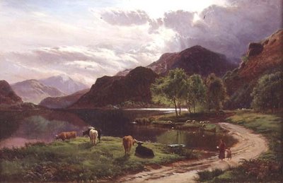 Este (olaj, vászon) alkotó: Sidney Richard Percy