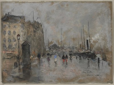A Le Havre-i Grand Quai, 1901. alkotó: Siebe Johannes ten Cate