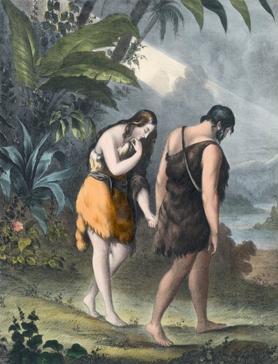 Ádámot és Évát kiűzték a Paradicsomból alkotó: Siegfried Detler Bendixen