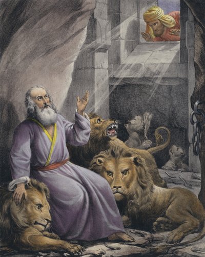 Daniel az oroszlánok barlangjában alkotó: Siegfried Detler Bendixen