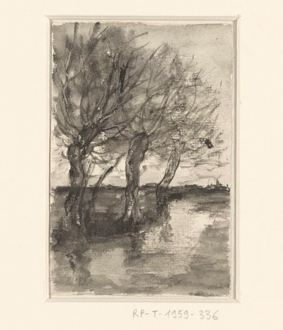 Fák az árok mentén alkotó: Sientje Mesdag van Houten