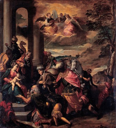 A mágusok imádása, 1580 alkotó: Sigismondo Scarsellino