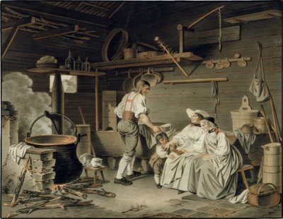A Sennhütte meglátogatása alkotó: Sigmund Freudenberger